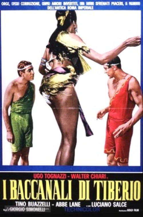 I baccanali di Tiberio - Italian Movie Poster