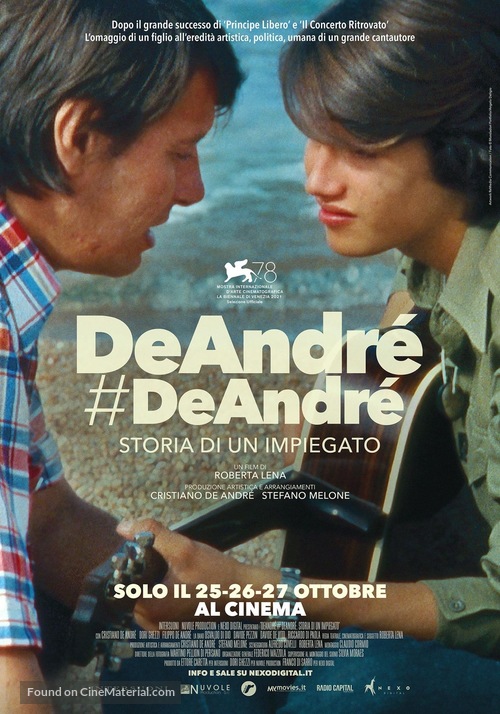Deandr&eacute;#Deandr&eacute; Storio di un Impiegato - Italian Movie Poster