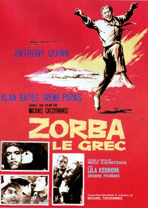 Alexis Zorbas - French Movie Poster