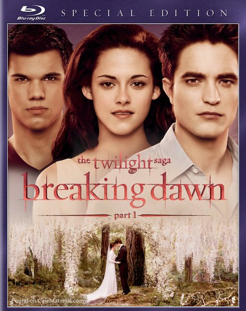 The Twilight Saga: Breaking Dawn - Part 1 - Blu-Ray movie cover