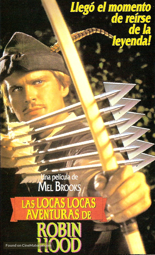 Robin Hood: Men in Tights - Argentinian VHS movie cover