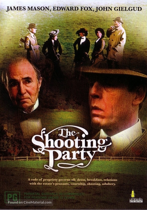 The Shooting Party - Australian DVD movie cover