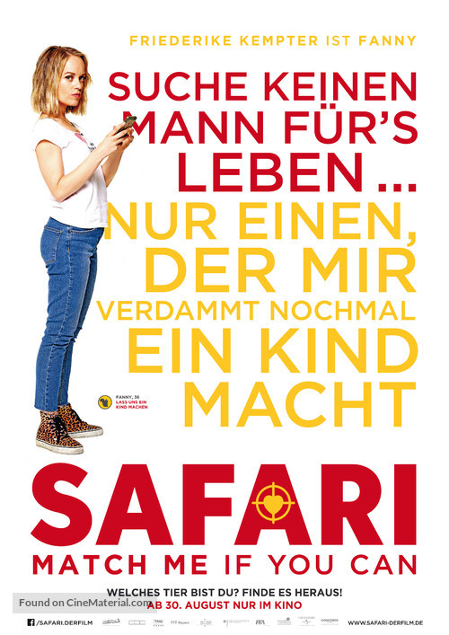 Safari: Match Me If You Can - German Movie Poster