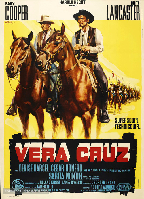Vera Cruz - Italian Movie Poster