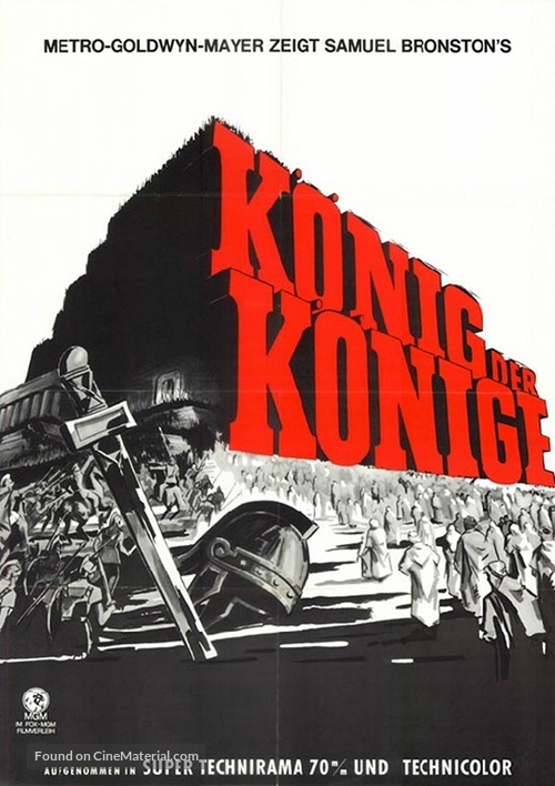 King of Kings - German Movie Poster