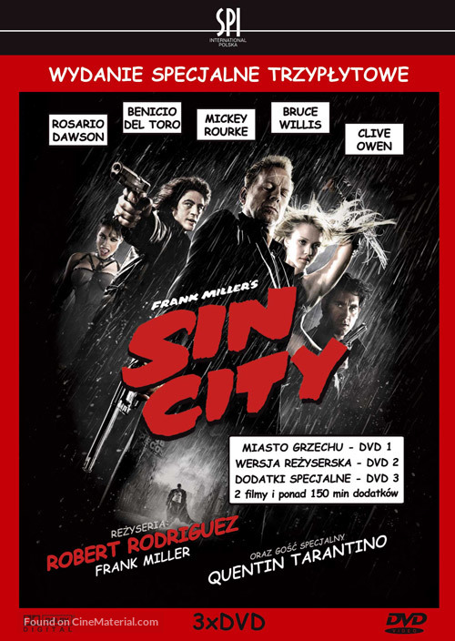 Sin City - Polish DVD movie cover