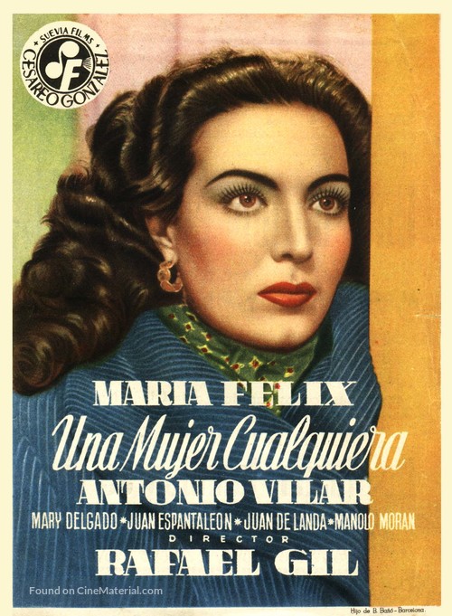 Mujer cualquiera, Una - Spanish Movie Poster