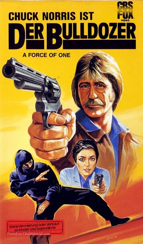 A Force of One - German VHS movie cover
