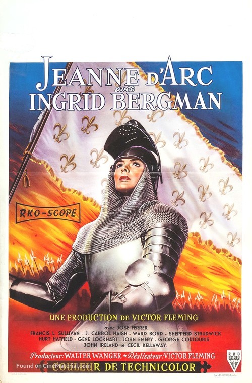 Joan of Arc - Belgian Movie Poster