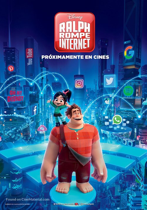 Ralph Breaks the Internet - Spanish Movie Poster