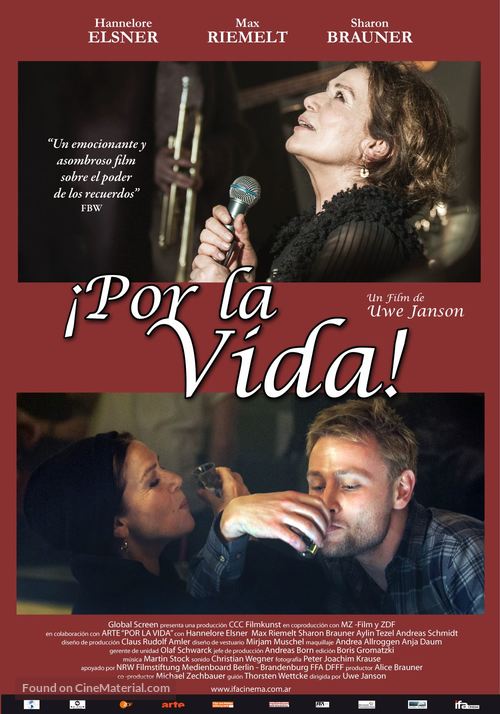 Auf Das Leben! (To Life!) - Argentinian Movie Poster