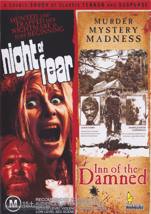 Night of Fear - Australian DVD movie cover