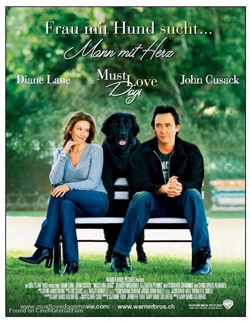 Must Love Dogs - Swiss Movie Poster