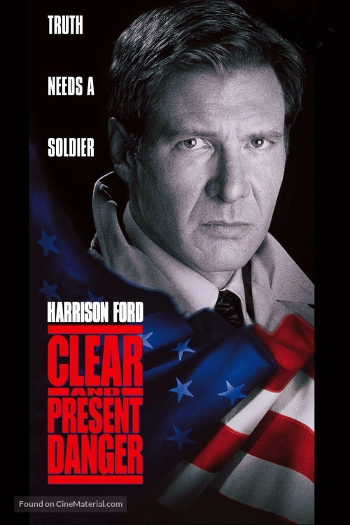 Clear and Present Danger - VHS movie cover