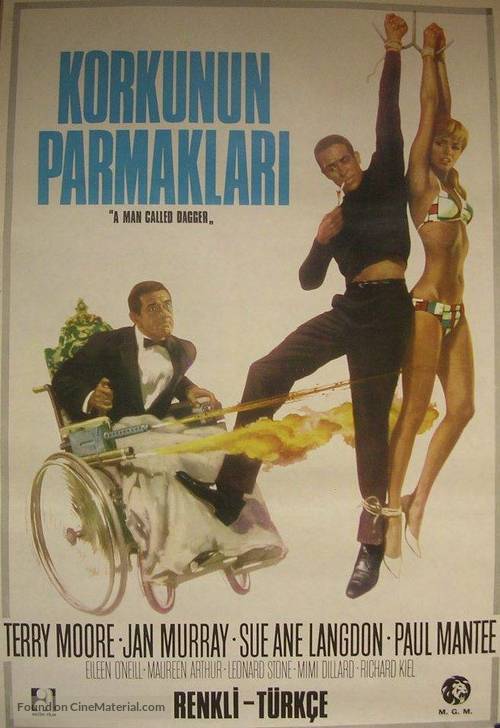 A Man Called Dagger - Turkish Movie Poster