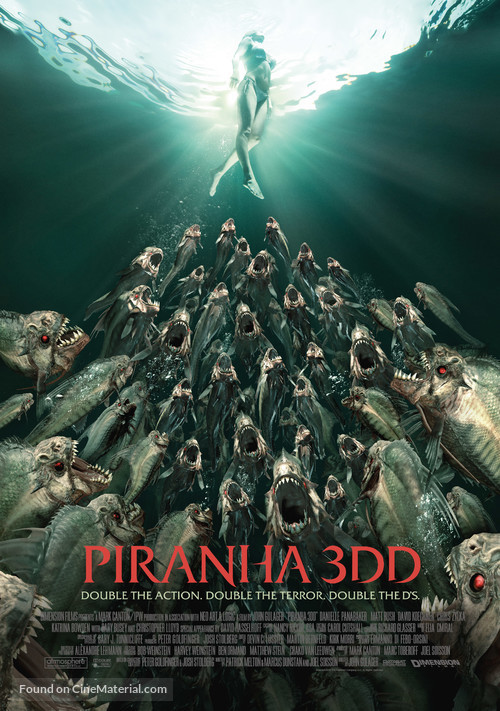 Piranha 3DD - Movie Poster