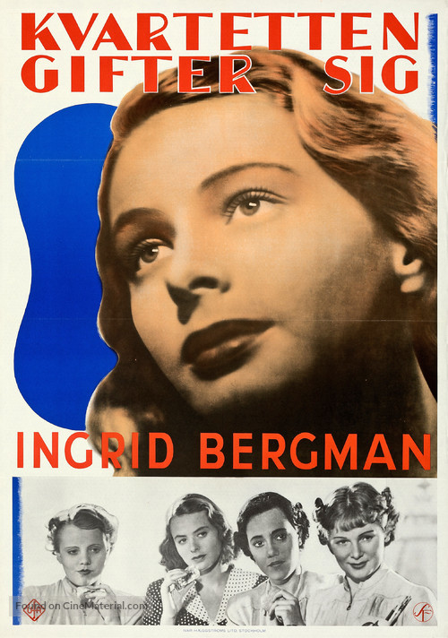 Vier Gesellen, Die - Swedish Movie Poster