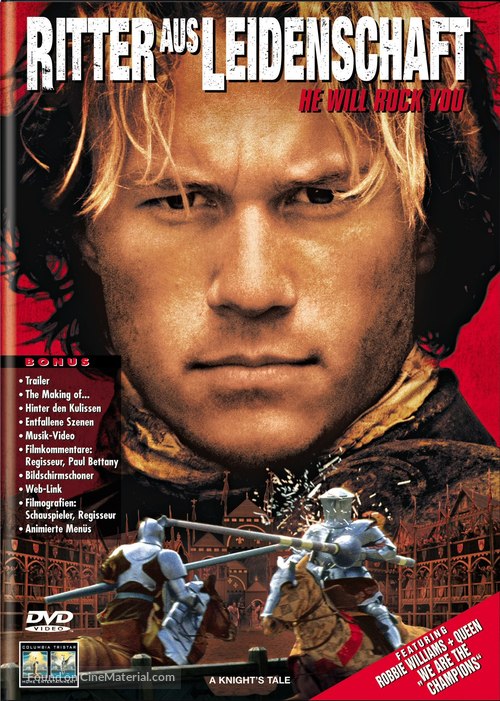 A Knight&#039;s Tale - Swiss Movie Cover