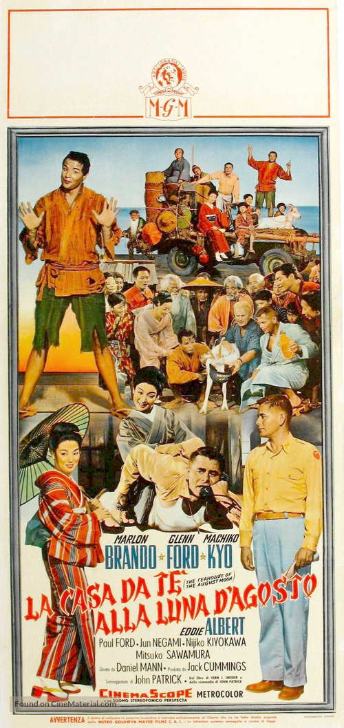 The Teahouse of the August Moon - Italian Movie Poster