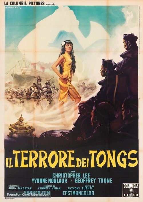 The Terror of the Tongs - Italian Movie Poster