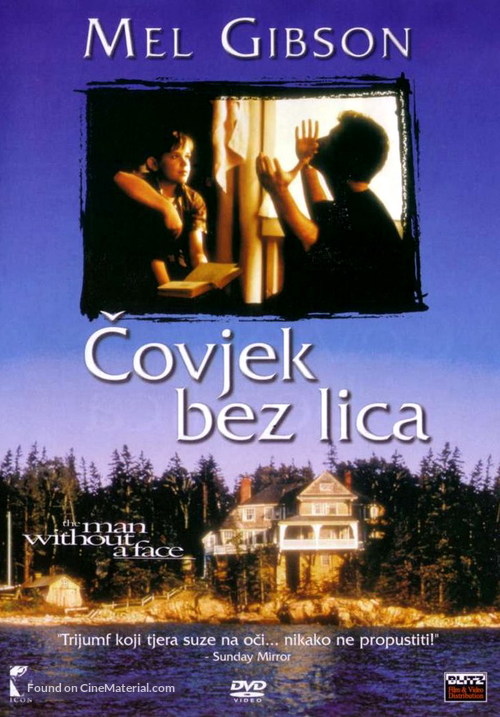 The Man Without a Face - Serbian DVD movie cover