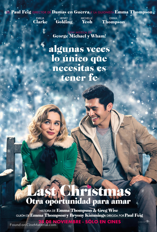 Last Christmas - Argentinian Movie Poster