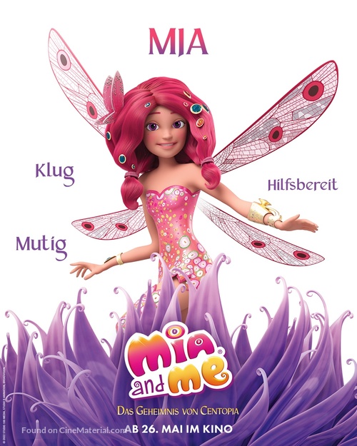 Mia and Me: The Hero of Centopia - German Movie Poster