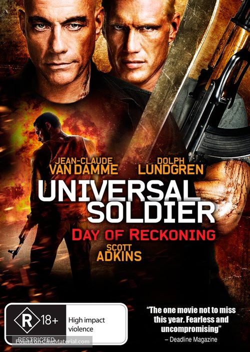 Universal Soldier: Day of Reckoning - Australian DVD movie cover