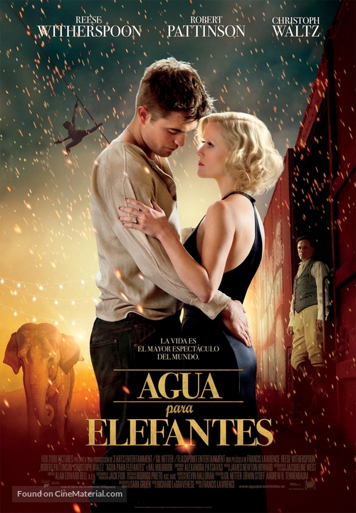 Water for Elephants - Spanish Movie Poster