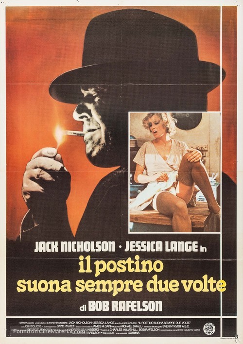 The Postman Always Rings Twice - Italian Movie Poster