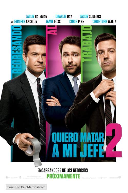 Horrible Bosses 2 - Argentinian Movie Poster