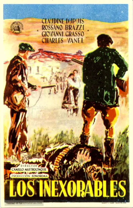 Gli inesorabili - Spanish Movie Poster