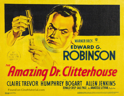 The Amazing Dr. Clitterhouse - Movie Poster