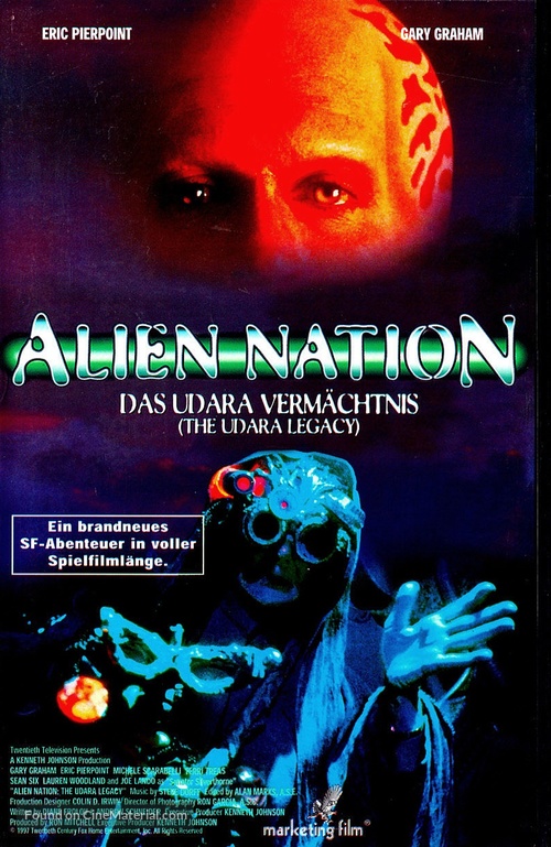 Alien Nation: The Udara Legacy - German VHS movie cover