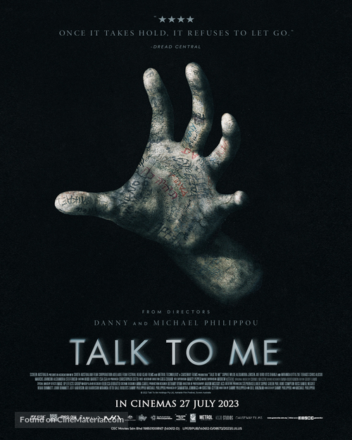 Talk to Me - Malaysian Movie Poster