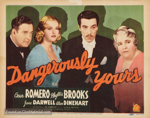 Dangerously Yours - Movie Poster