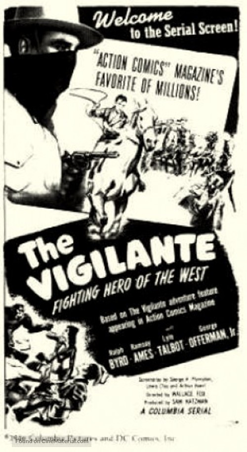 The Vigilante: Fighting Hero of the West - Movie Poster