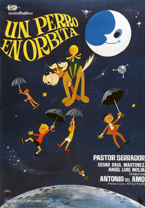 Un perro en &oacute;rbita - Spanish Movie Poster