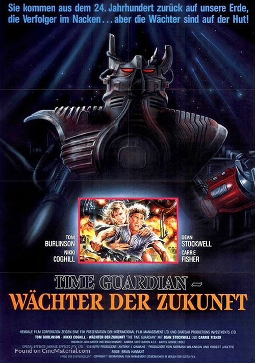 The Time Guardian - German Movie Poster