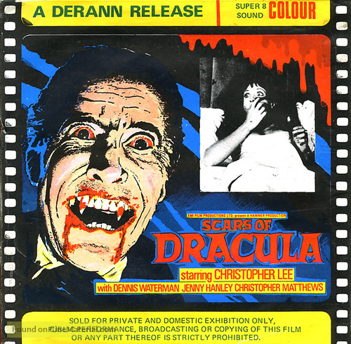 Scars of Dracula - British Movie Cover