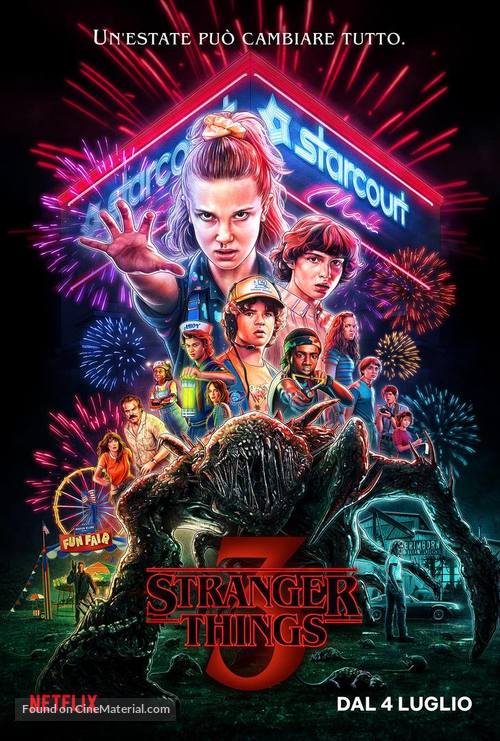 &quot;Stranger Things&quot; - Italian Movie Poster