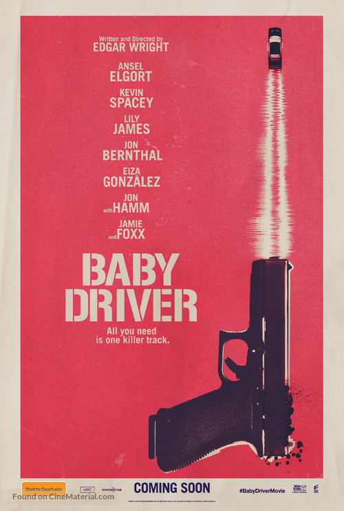 Baby Driver - Australian Movie Poster