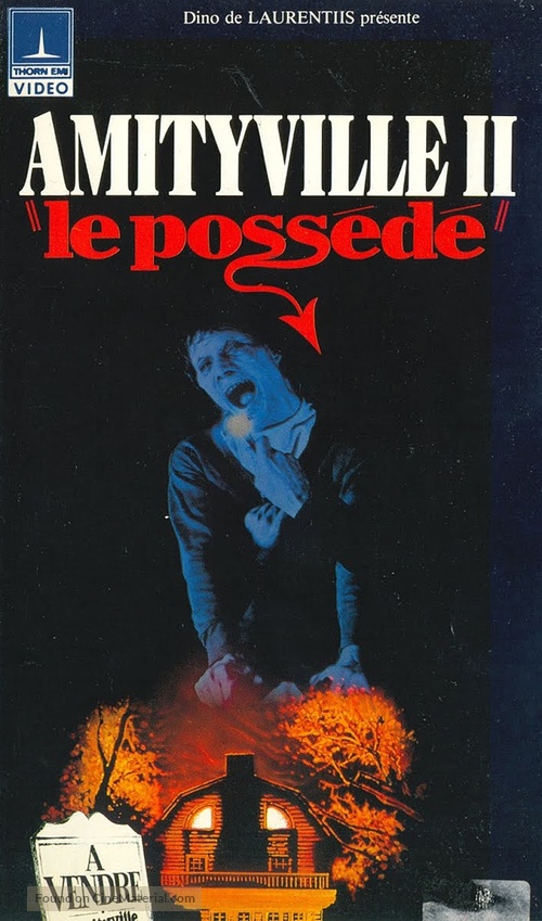 Amityville II: The Possession - French VHS movie cover