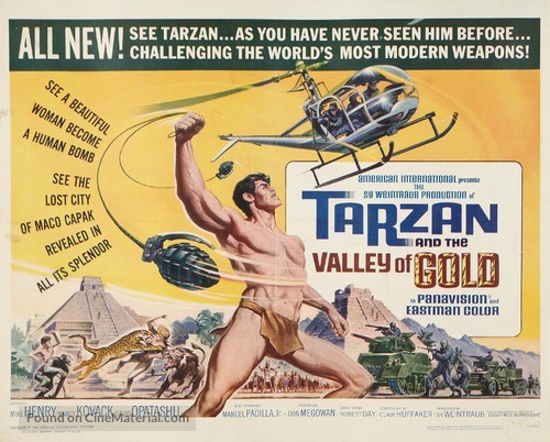 Tarzan and the Valley of Gold - Movie Poster