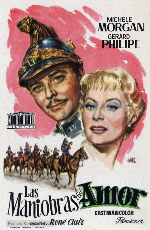 Grandes manoeuvres, Les - Spanish Movie Poster
