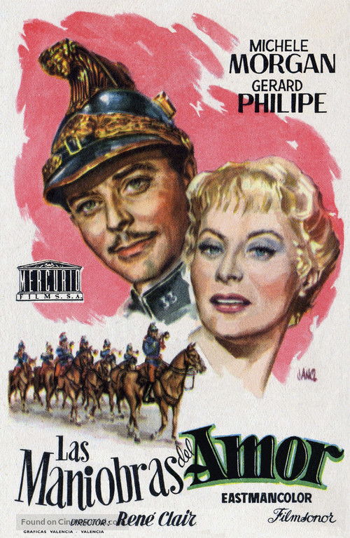 Grandes manoeuvres, Les - Spanish Movie Poster