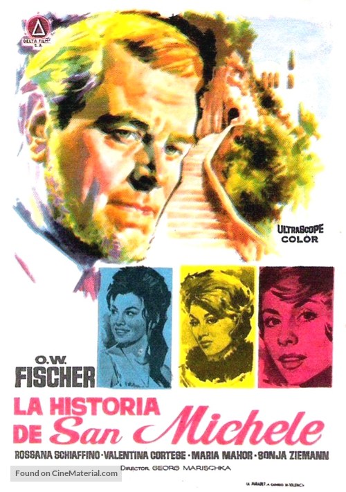 Axel Munthe - Der Arzt von San Michele - Spanish Movie Poster