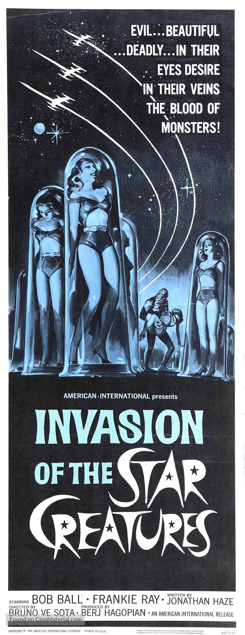 Invasion of the Star Creatures - Movie Poster