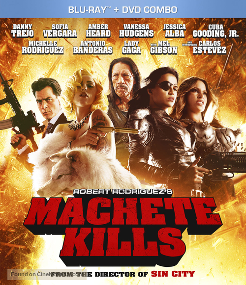 Machete Kills - Canadian Blu-Ray movie cover