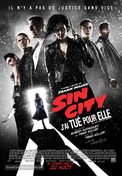 Sin City: A Dame to Kill For - Canadian Movie Poster